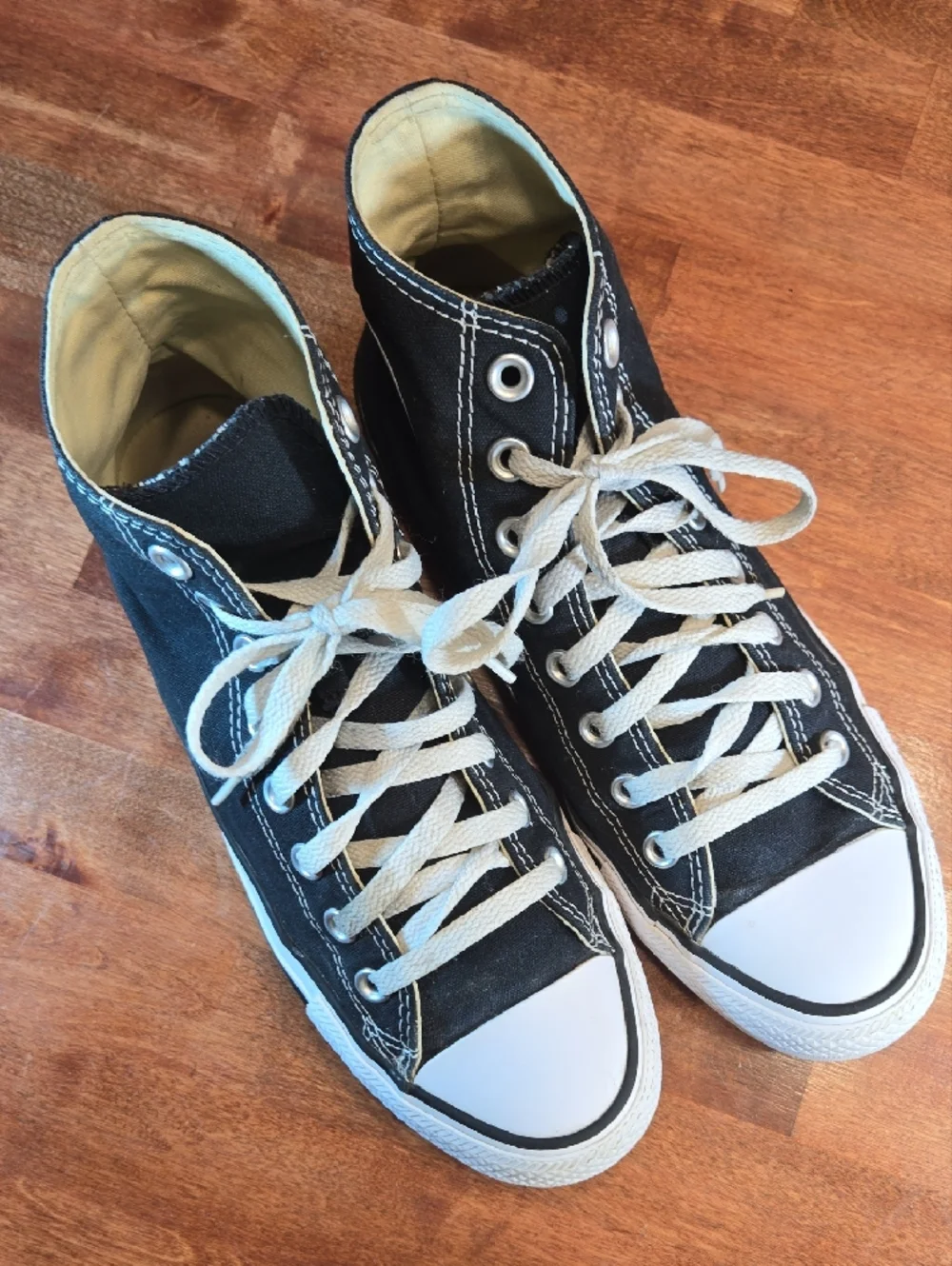 Converse Chuck Taylor All Star Black and White High-Top Sneakers - Picture 9 of 9